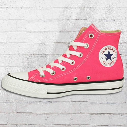 Converse Unisex Chucks CT High 157612 C Schuhe neon pink Herren Frauen Männer - Afbeelding 1 van 5