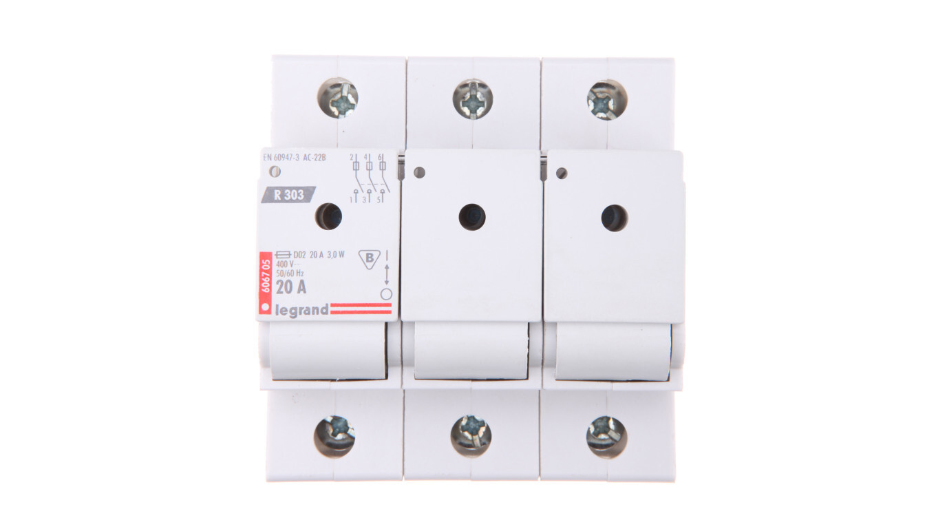 Fuse switch disconnector 3P 20A D02 R303 606705 /T2UK