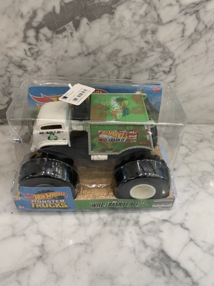 HotWheels TRASH TRUCK ホットウィール　ヴィンテージ 鬼レア Vintage￼ Hot Wheels Mattel BIOHAZARD Yellow Garbage Waste