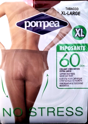 paia collant riposante POMPEA 60 den contenitivo Tg XL LARGE