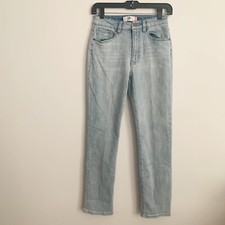 Cabi Higher Straight Summer Wash Jeans Size 0 STYLE 5883 EUC