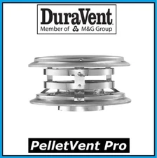 DURAVENT PELLETVENT PRO Pipe 4" Diameter Vertical Cap #4PVP-VC NEW!