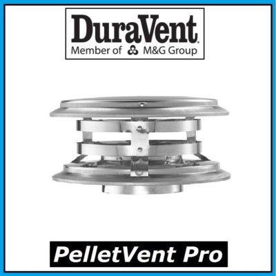 DURAVENT PELLETVENT PRO Pipe 4'' Diameter Vertical Cap #4PVP-VC NEW!