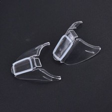 2x clear universal flexible side shields safety glasses goggles eye protec XW