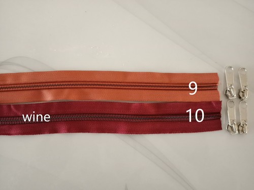 No. 5 continuous zip and slider - 33 colours of zippers with silver sliders - Picture 4 of 43