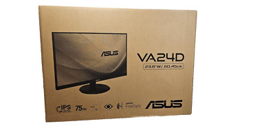 ASUS VA24DQ 23.8  Monitor, 1080P Full HD, 75Hz, IPS, Adaptive-Sync/FreeSync