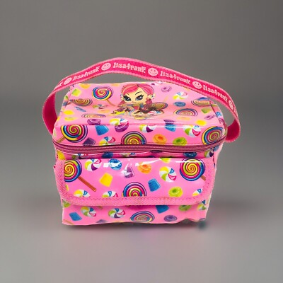 Vintage Lisa Frank Lunch Box Bag Cherri Candy Girl Sundae 90s