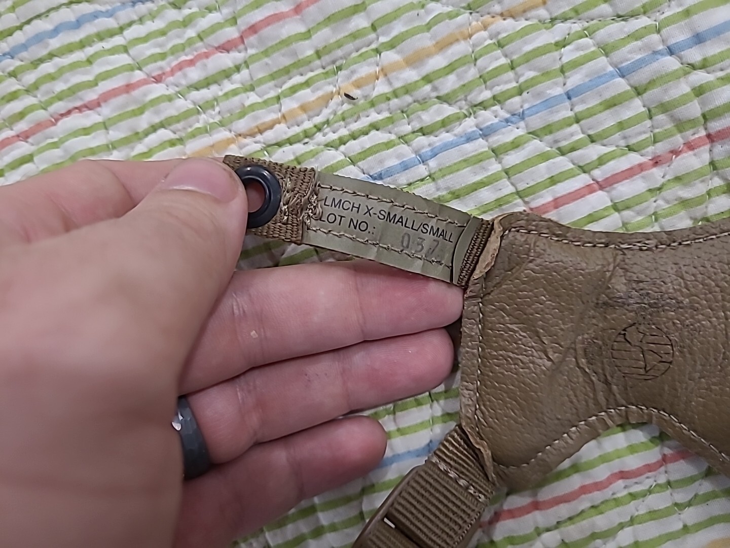 USMC Coyote Helmet 4-Point Retention Chin Strap XSmall-Small