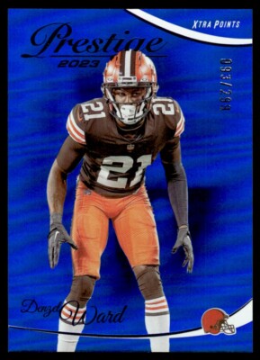 2023 Panini Prestige Xtra Points Premium Blue Denzel Ward 093/299 Cleveland