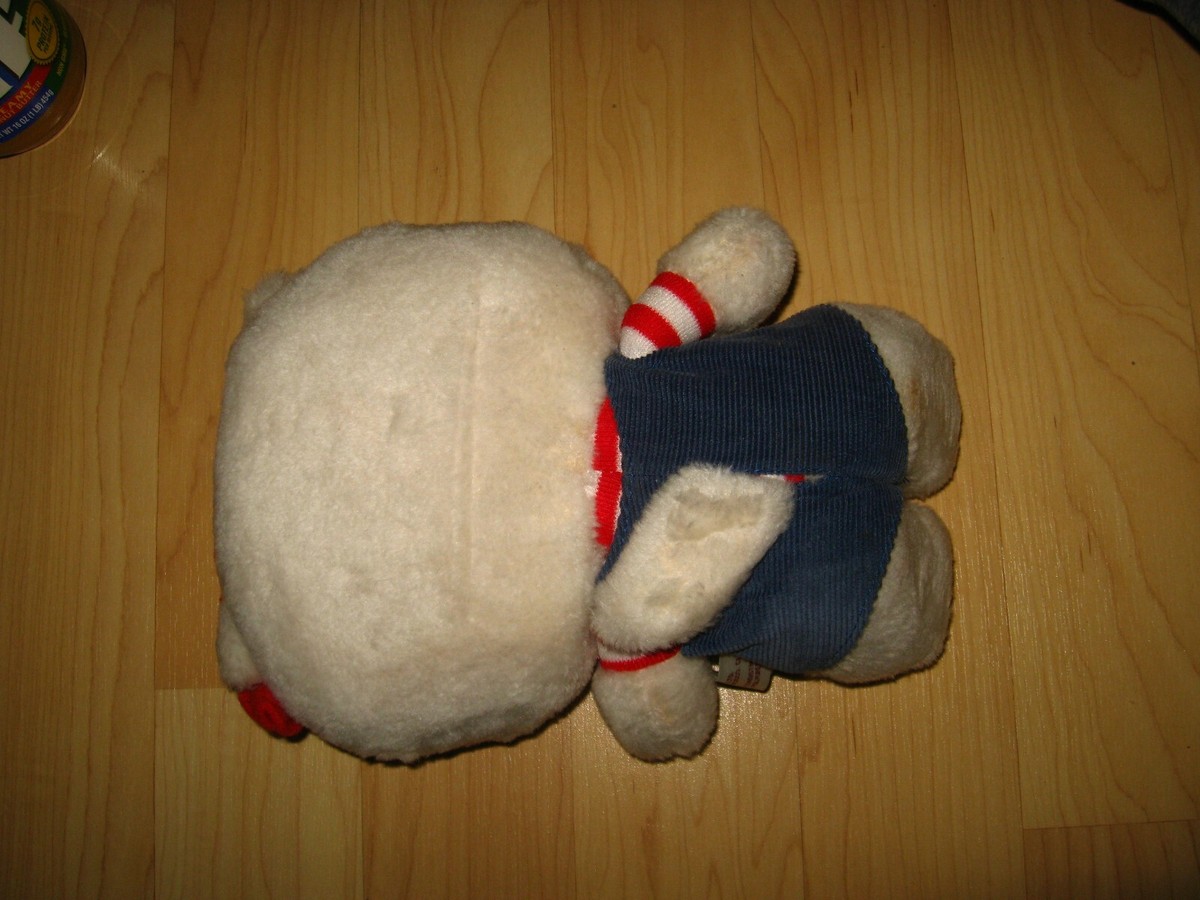 Hello Kitty Sanrio 1976 Plush Toy - Vintage San Francisco Jumper