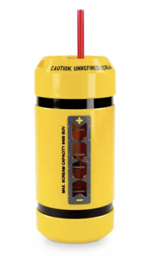 Disney Parks Monster's Inc Scream Canister Can W/Sound Sipper