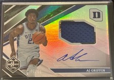 2022-23 Panini Chronicles Draft Picks AJ Griffin Limited RPA ATL HAWKS AUTO /99