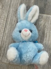 Vintage Easter Unlimited Pets Blue Bunny 9" Plush Stuffed Animal