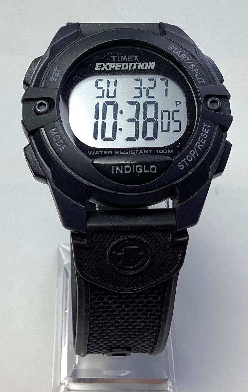 Timex Indiglo Mens Digital Watch 42MM Multifunction with New Battery 8