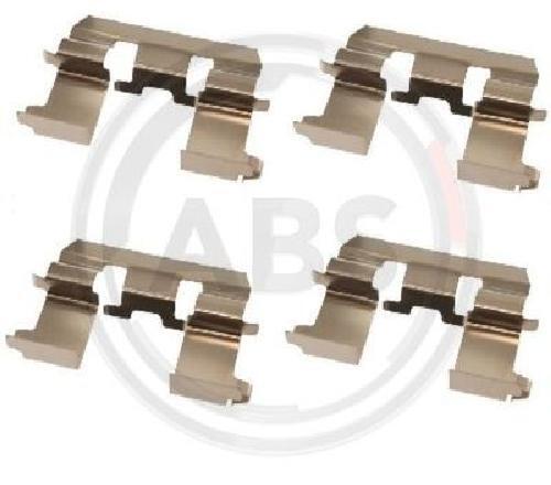 A.B.S. 36971 Pastiglie Freno - Altezza 53,2mm, Larghezza 117,5mm, Spessore 14,8mm, Sistema BOSCH/BENDIX