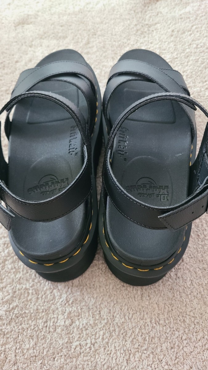 Dr Martens Voss II Quad Athena Leather Strap Platform Dr Martens Voss II Quad Athena Leather Strap Platform