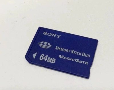 1PC Sony 64MB MSH-M64 Memory Stick Duo MagicGate Card For Old CCD Camera PSP