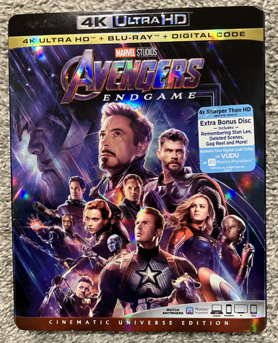Avengers: 4K Endgame (4K UHD Blu-ray) With Slip Cover Robert Downey Chris Evans - 第 3/8 張圖片