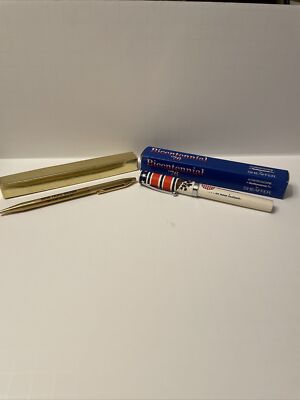 Union Pacific Pen Lot Of 2 Gold Pen & Bicentennial  76 Sheaffer Original Box