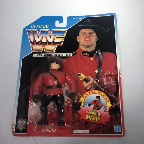 1992 Hasbro WWF THE MOUNTIE w MASH! Official World...