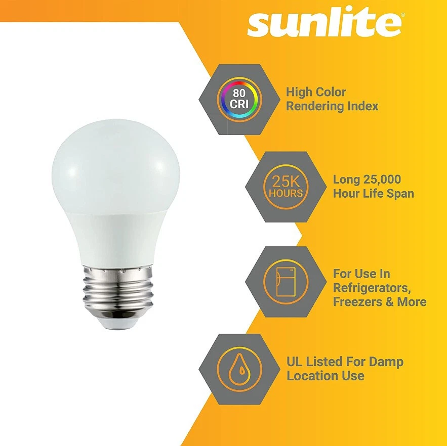 A15 Refrigerator Led Light Bulb Light Bulb Bedroom Kitchen 40W Light Appliance - Image 3 of 4