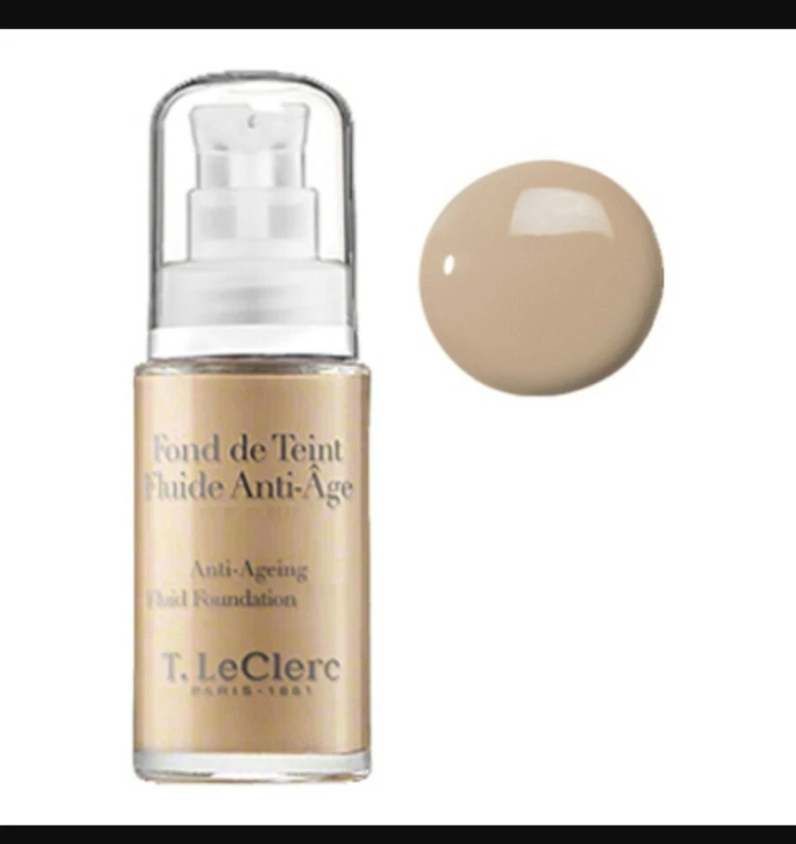 T.LeClerc Anti-Ageing Fluid Foundation 01 Ivoire Satine SPF20 (ivory satin) - Image 3 of 4