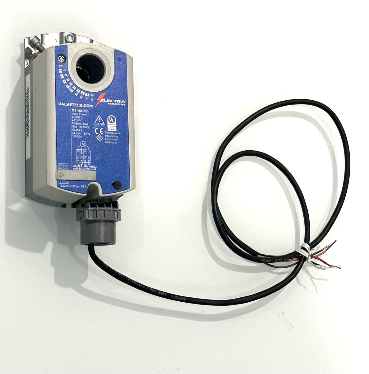 VALVE TECK ELECTRA ACTUATOR XT-44-M1 CLASS 2 AC24V 50/60HZ | eBay