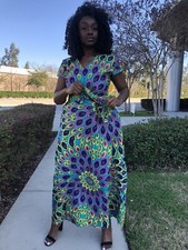 African Clothing For Women Ankara Long Maxi Dress Danshiki Party Dress