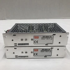 Lot Of 2 Mean Well SD-50A-12 DC/DC Power Supply 12V 7A
