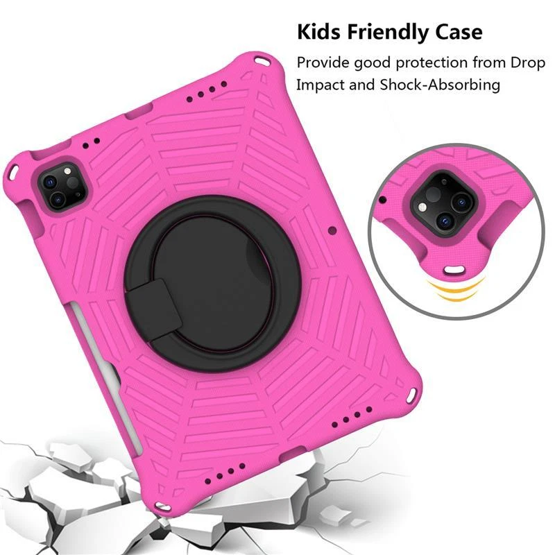 Strap Case iPad 10 9 8 7 th 10.2 5th 6th 9.7 Air 3 4 5 Pro 11 Mini 6 Kids Cover - Image 2 of 4