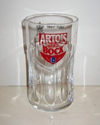 Set 4 x Artois Bock Half Pint 10oz Belgische Biergläser Brandneu Original 