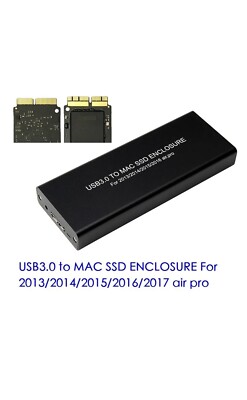 Enclosure USB3.0 - 2013 2014 2015 2016 2017 MacBook Air / Pro