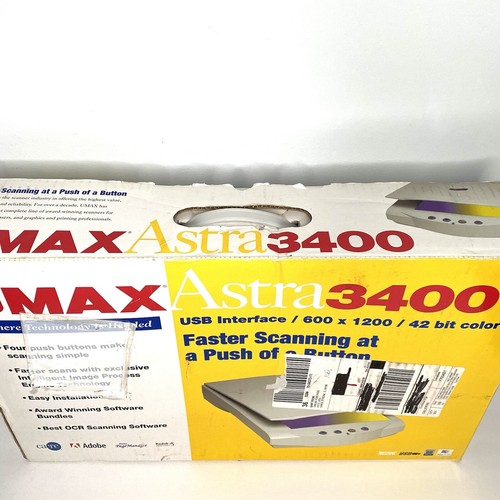 New Umax Astra 3400 White Scanner - Picture 2 of 4