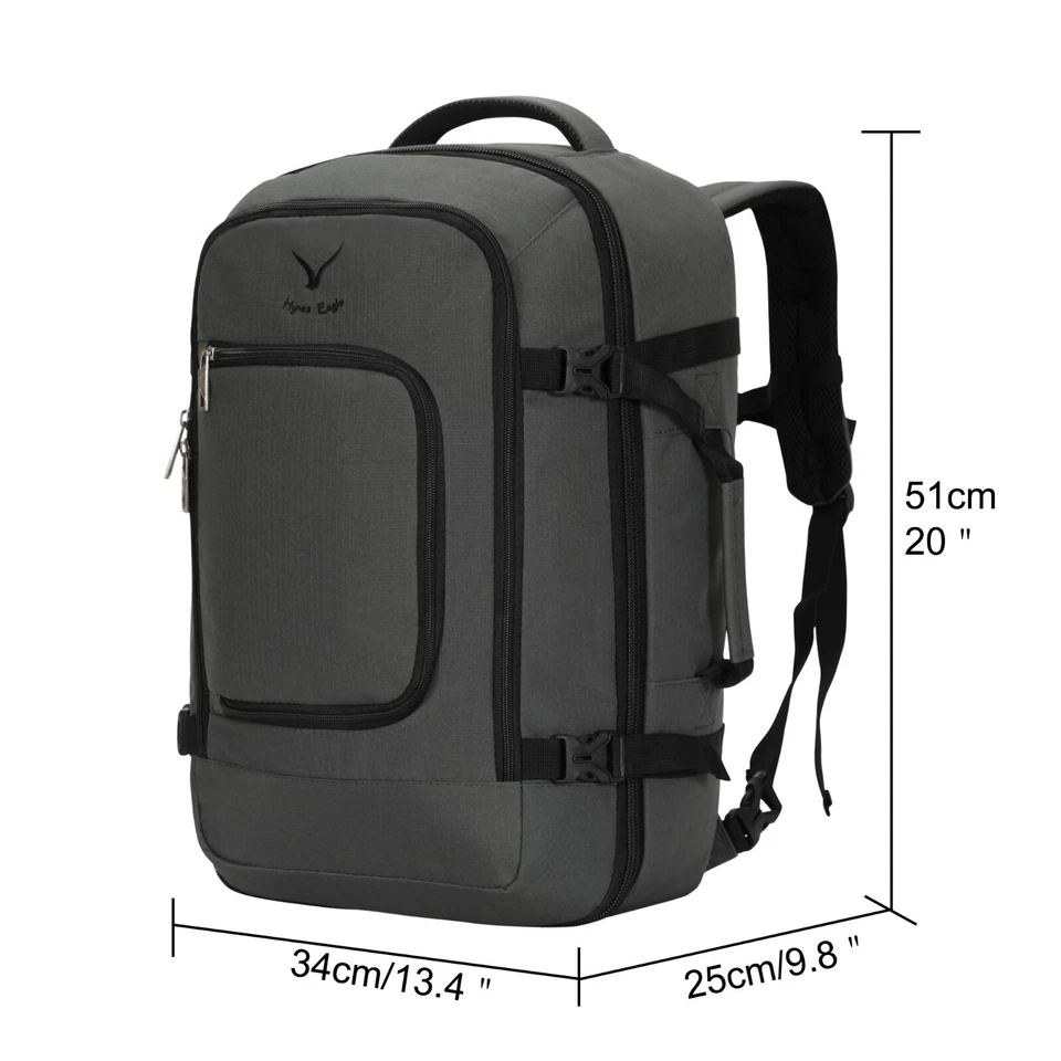 40L Flight Approved Carry on Backpack Travel Laptop Daypack Weekender Bag 20 in - Image 4 of 4