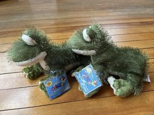 LOT 2 GANZ Webkinz Frog HM001 Plush Stuffed Animal Toy NEW with Sealed Code