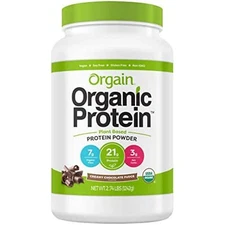 Orgain Organic Plant Based Protein Powder, Vegan, Low Net Carbs, Non Dairy,