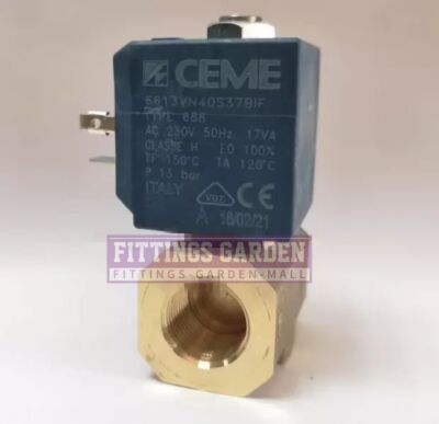 1PCS NEW FOR CEME Solenoid Valve 6613VN4.0S37BIF G3/8 TYPE688 AC230V 17VA 50Hz