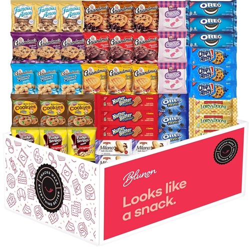 45 Count Individually Wrapped Cookie Variety Pack - Perfect Gift Box Assortment - 第 5/7 張圖片