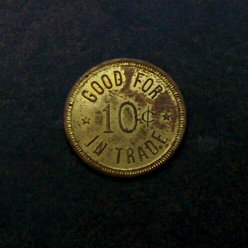 BLOOMER WISCONSIN / TWO ACRES BAR / 10c / ANTIQUE TRADE TOKEN eBay