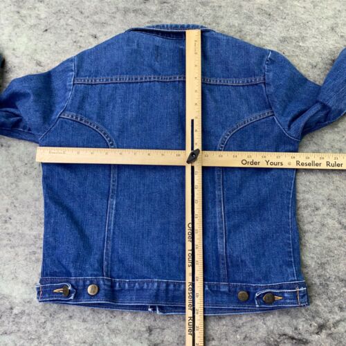 Vintage Sedgefield Womens Jacket Medium Blue Denim Trucker 70s 80s Made In USA - Picture 15 of 18