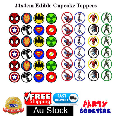 EASTER 30 Edible Cupcake Toppers Wafer Paper Party Cake Decoration #2