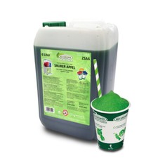 SLUSHYBOY&reg; SUGAR FREE Slush-Eis-Sirup zuckerfrei - Saurer Apfel 6-Liter-Kanister