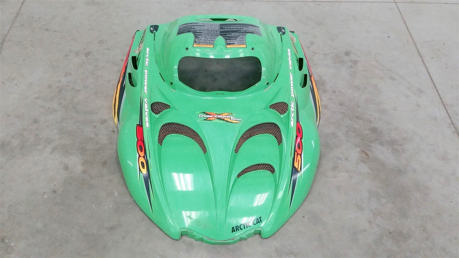 2002 Arctic Cat ZR 500 CC ZR3 Chassis Hood Shroud Front Cover w Decals