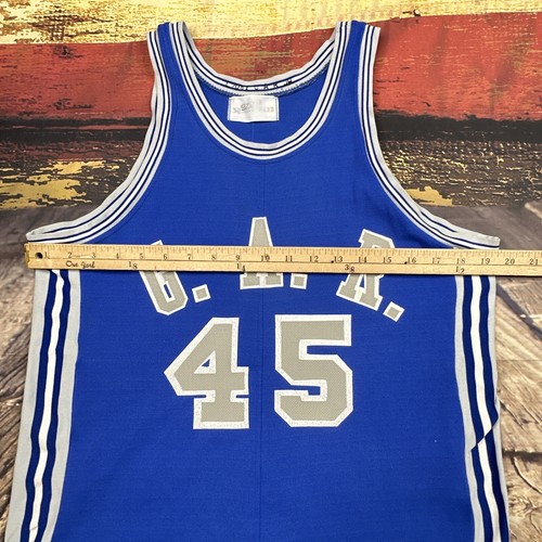 Vtg GAR Grenadiers Basketball Jersey Mens 44 Wilkes Barre PA High School Uniform - Picture 6 of 9