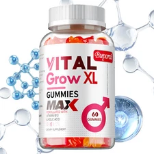 Vital Grow XL Male Gummies - Supports  Health, Enhances Muscle Endurance