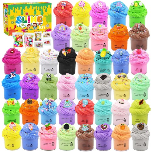 50Pcs Mini Butter Slime Kit, Scented Slime for Girls and Boys DIY, Classroom ...