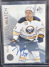 2016-17 SP Authentic #167 Nick Baptiste RC AUTO /999 - Buffalo Sabres