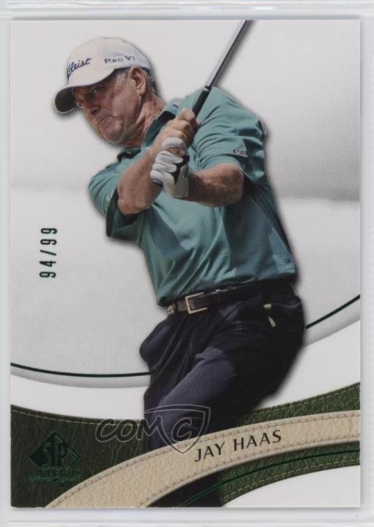 2014 SP Authentic Emerald Foil 94/99 Jay Haas #46 uk2