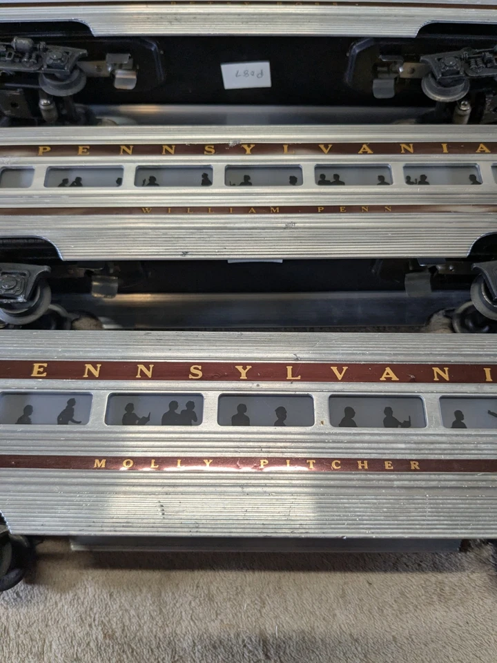 Lionel Nos.  2543、2544、2542 和 2541 Pennsy“国会”乘用车 — 第 3/4 张图片