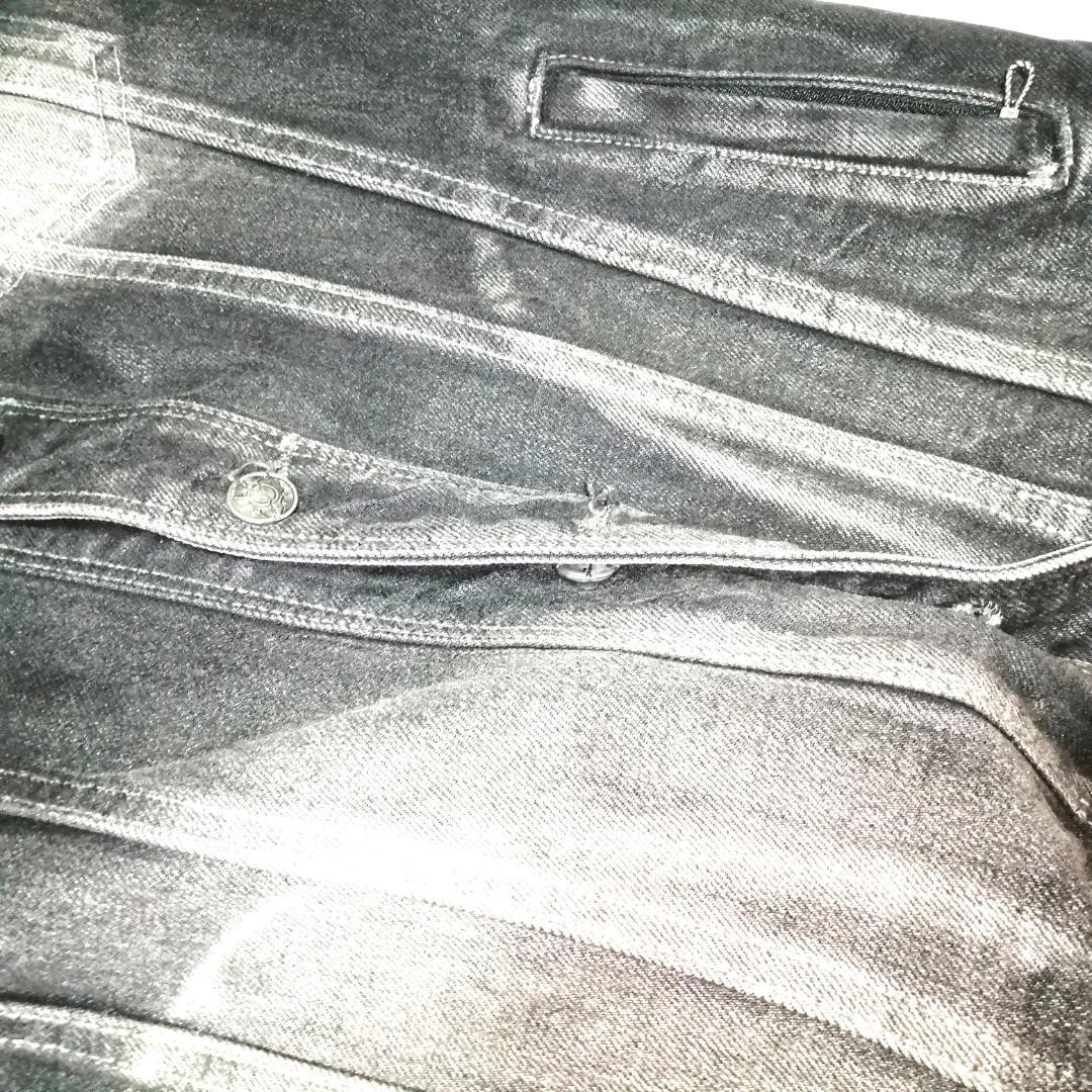 FUGA aged processing denim jacket - image 2